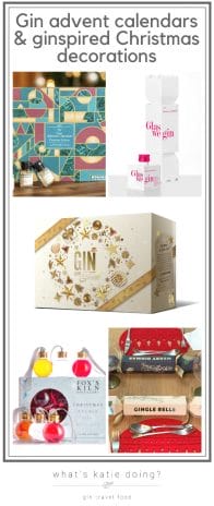 Gin advent calendars to order NOW! What's Katie Doing?