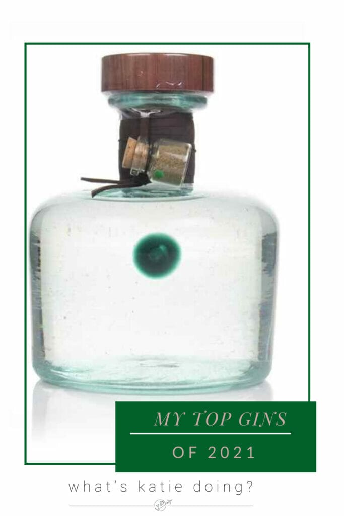 My top gins of 2021 - Procera Green dot, pretty special