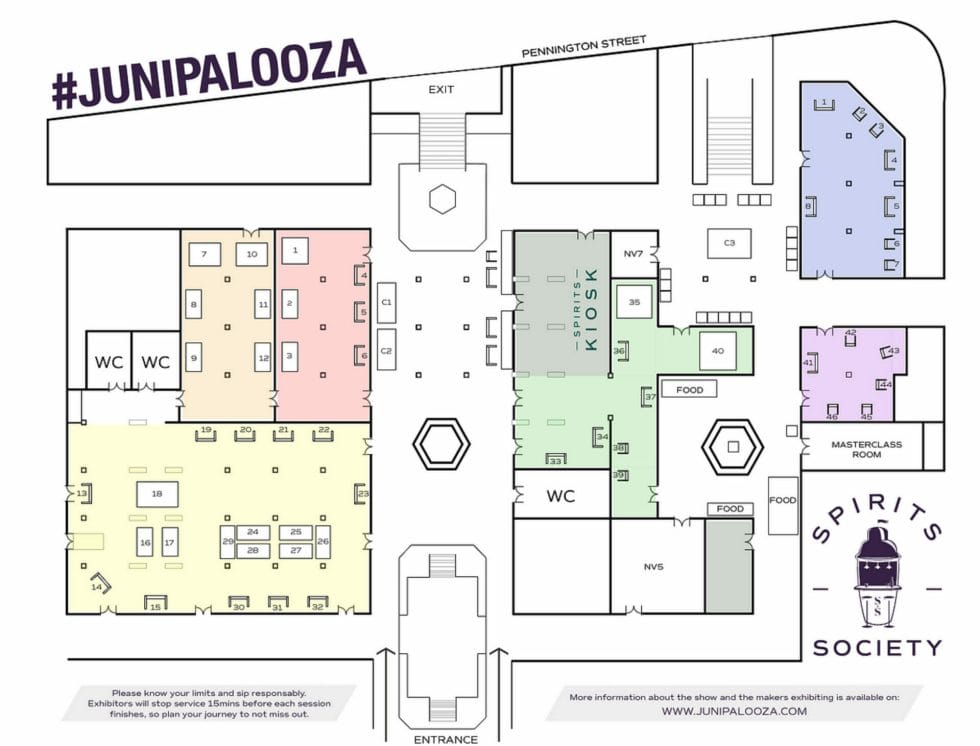 Junipalooza room plan